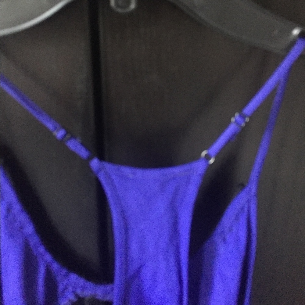Designer sequin‎ neckline swing racerback top tank L - Picture 7 of 9